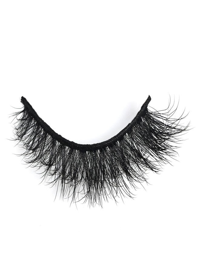kmilro Mink Lashes Wispy False Eyelashes 3D Volume Strip Lashes 15mm Cat Eye Faux Mink Lashes 7 Pairs Fake Eyelash Multipack, by Kmilro - Image 3